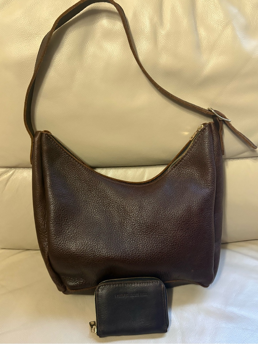 Portland Leather Goods Bag and Wallet Set